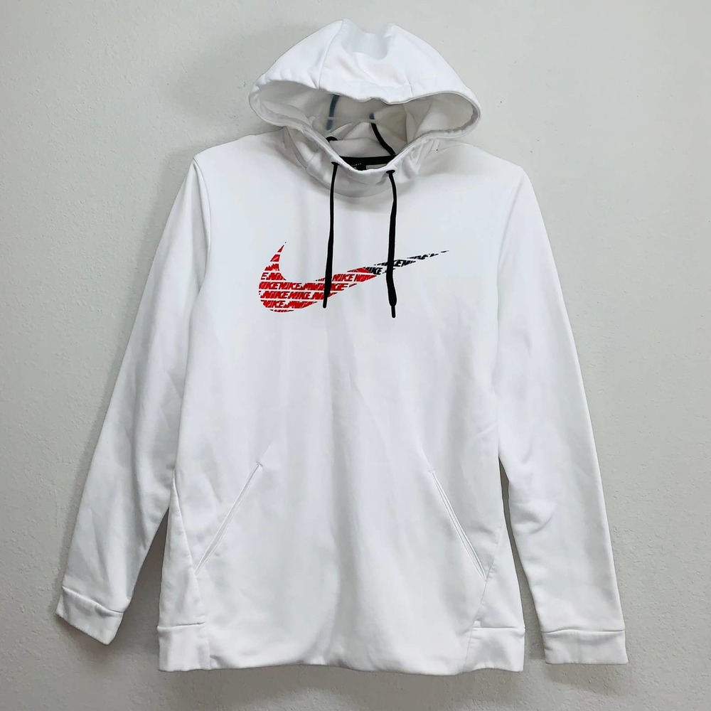 NIKE Pullover Hoodie Fleece Lined Hooded Sweatshirt - Men's M